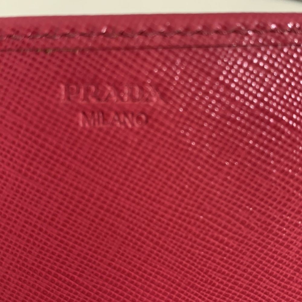 💥AUTHENTIC💥Prada Saffiano Leather Bow Wallet - Picture 13 of 14